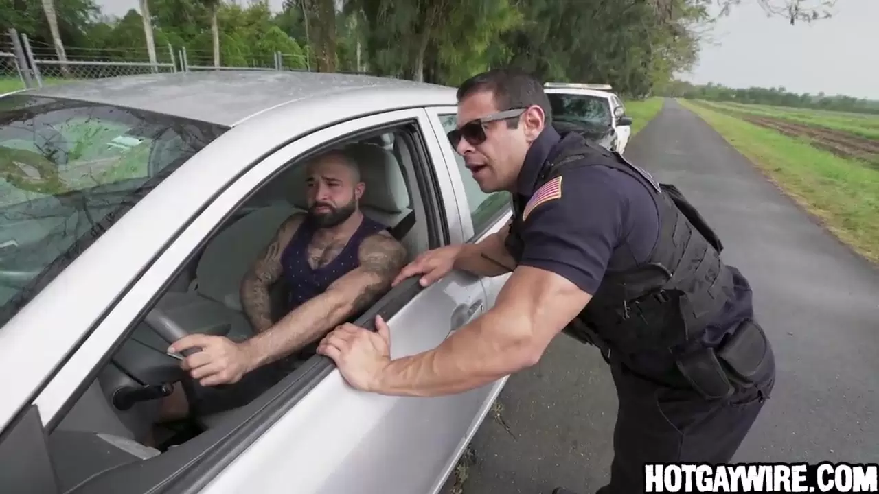 Cop acquire a surprise when that guy asked him to pull over watch online image