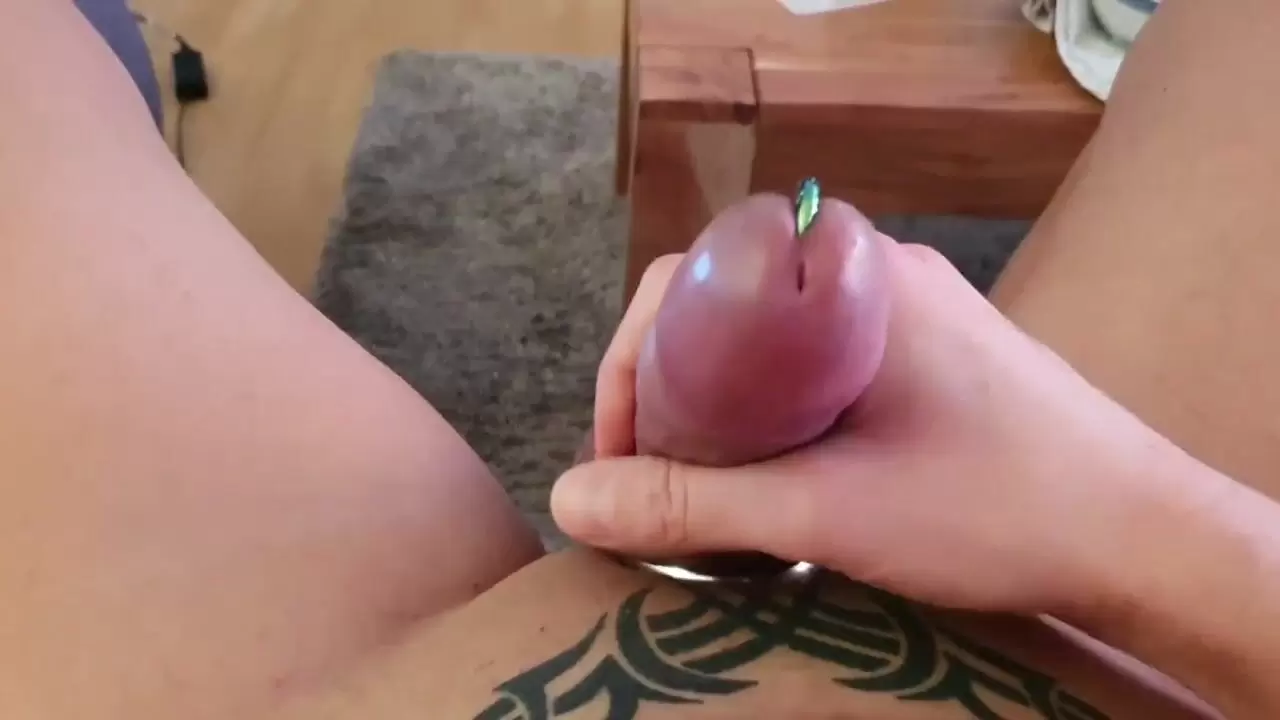 SlaveQ7 with pierced Cock and Tattoo