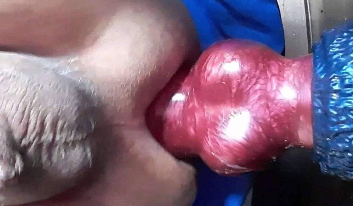Sissy ass geting fuck by my wolf knot @ Gay0Day