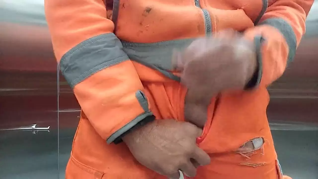 Horny construction Worker cum during break watch online