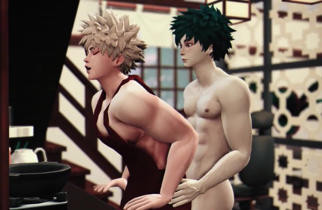 Desayuno de héroes - Izuku Midoriya x Katsuki Bakugo mi héroe Academia