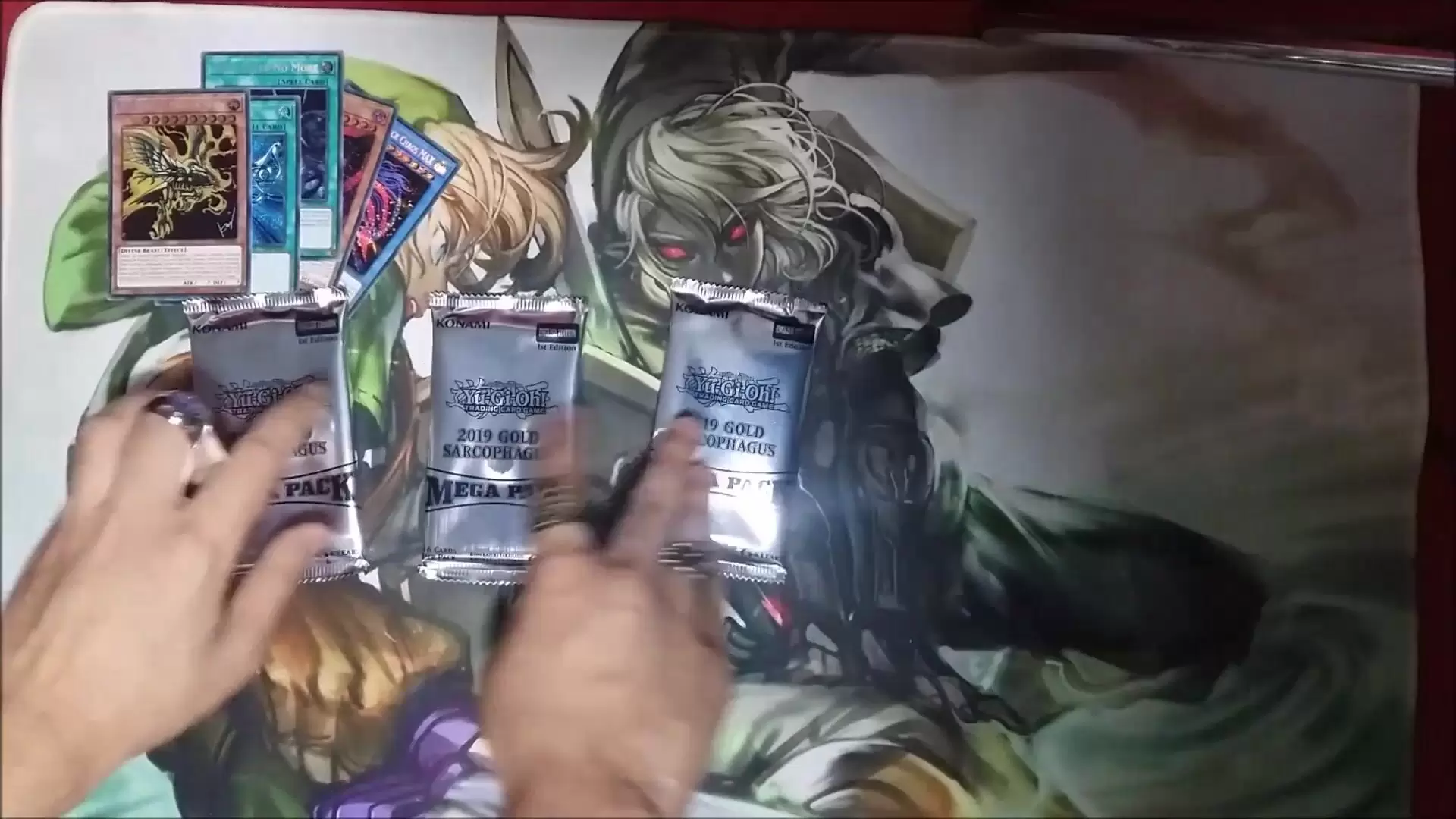 Yugioh Unboxing Gold Sarc MegaTin! God card included watch online pic