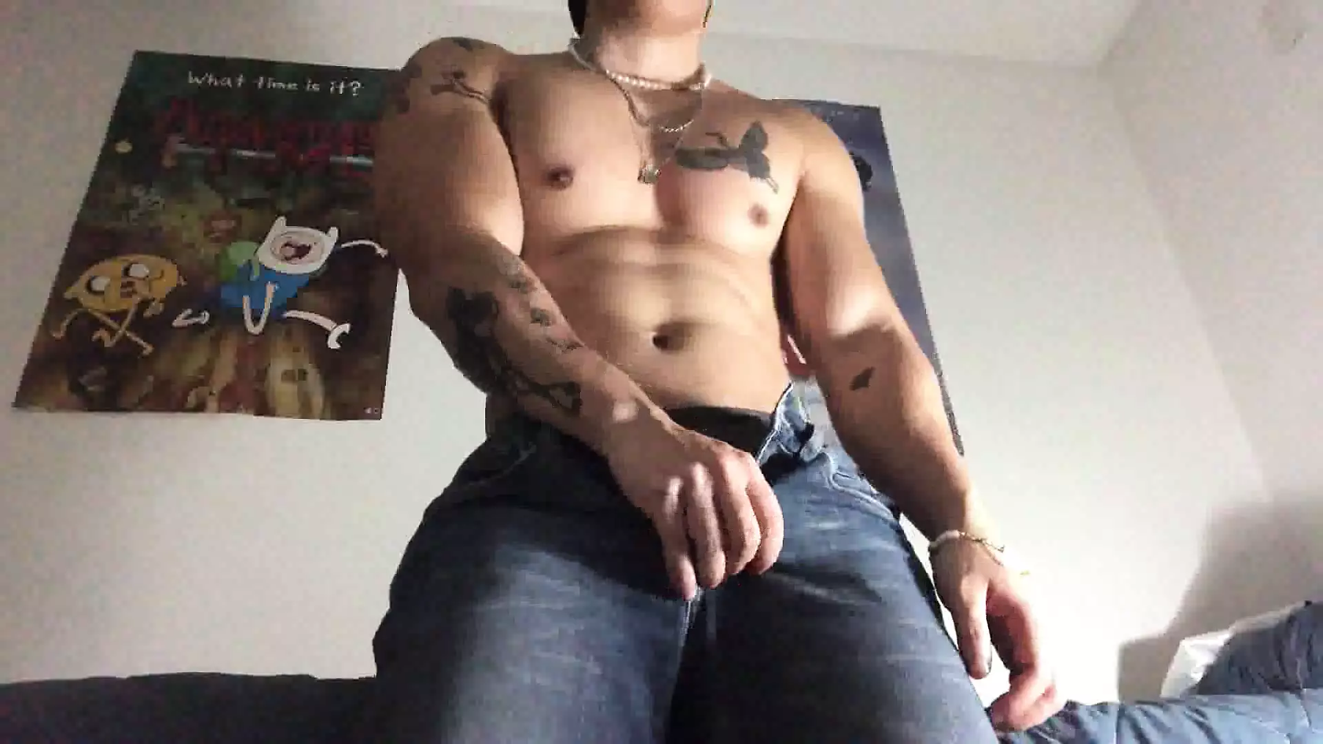 College asian jock solo flexing and massaging muscles watch online photo photo