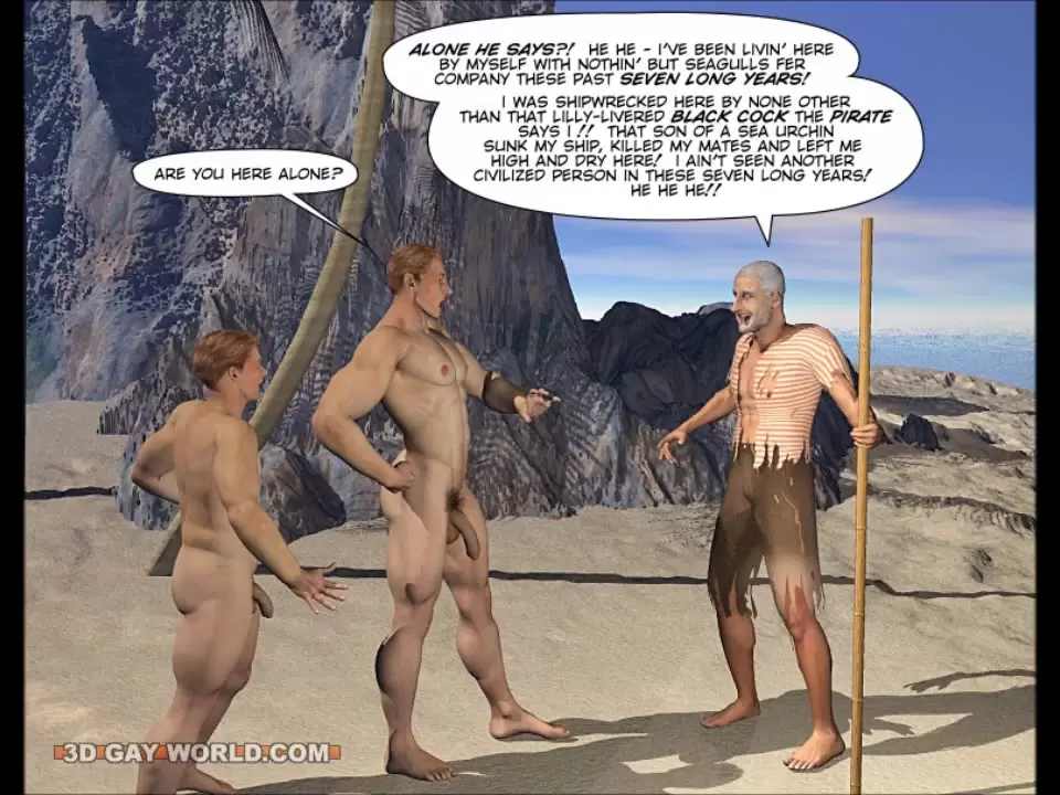 960px x 720px - New Adventures of Cabin Boy 3D Gay Cartoon Animated Comics watch online